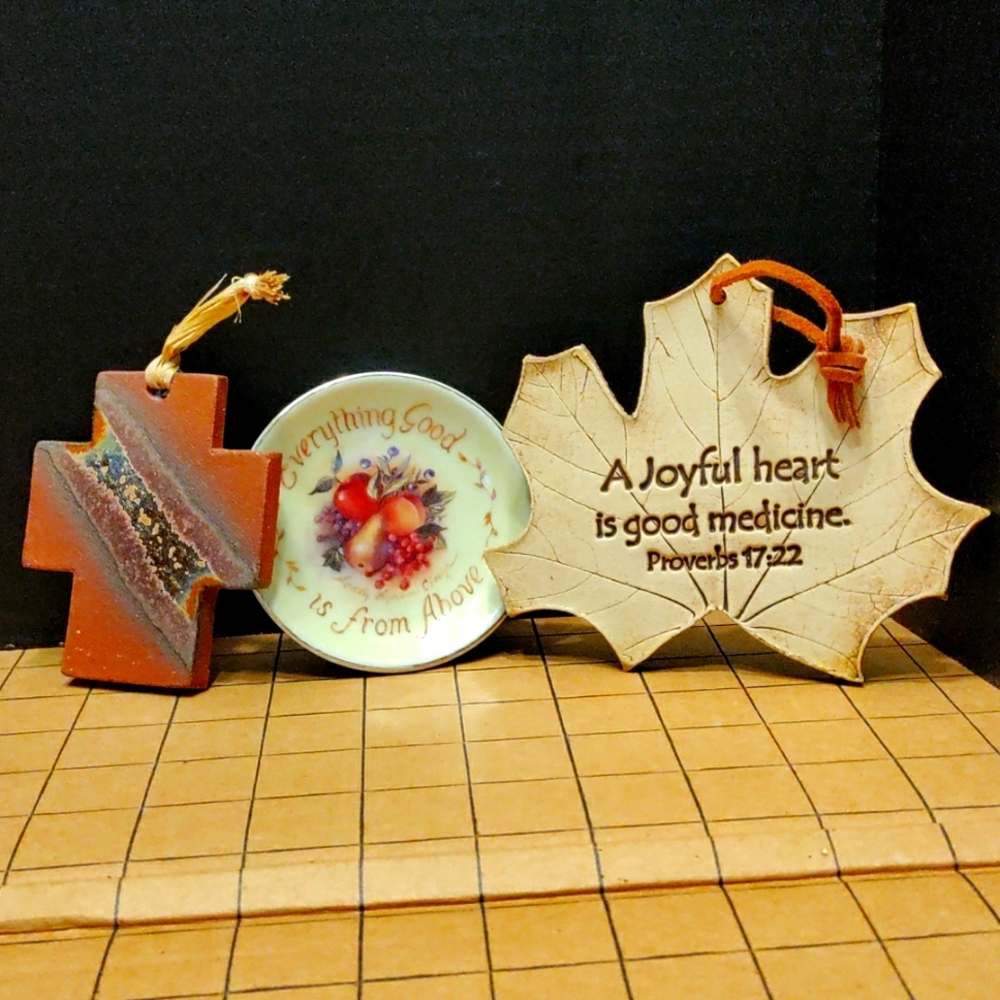 Set of fall decor in pottery & ceramic